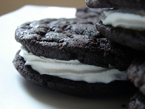 Homemade oreos